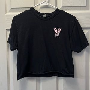 Inter Miami CF black crop top